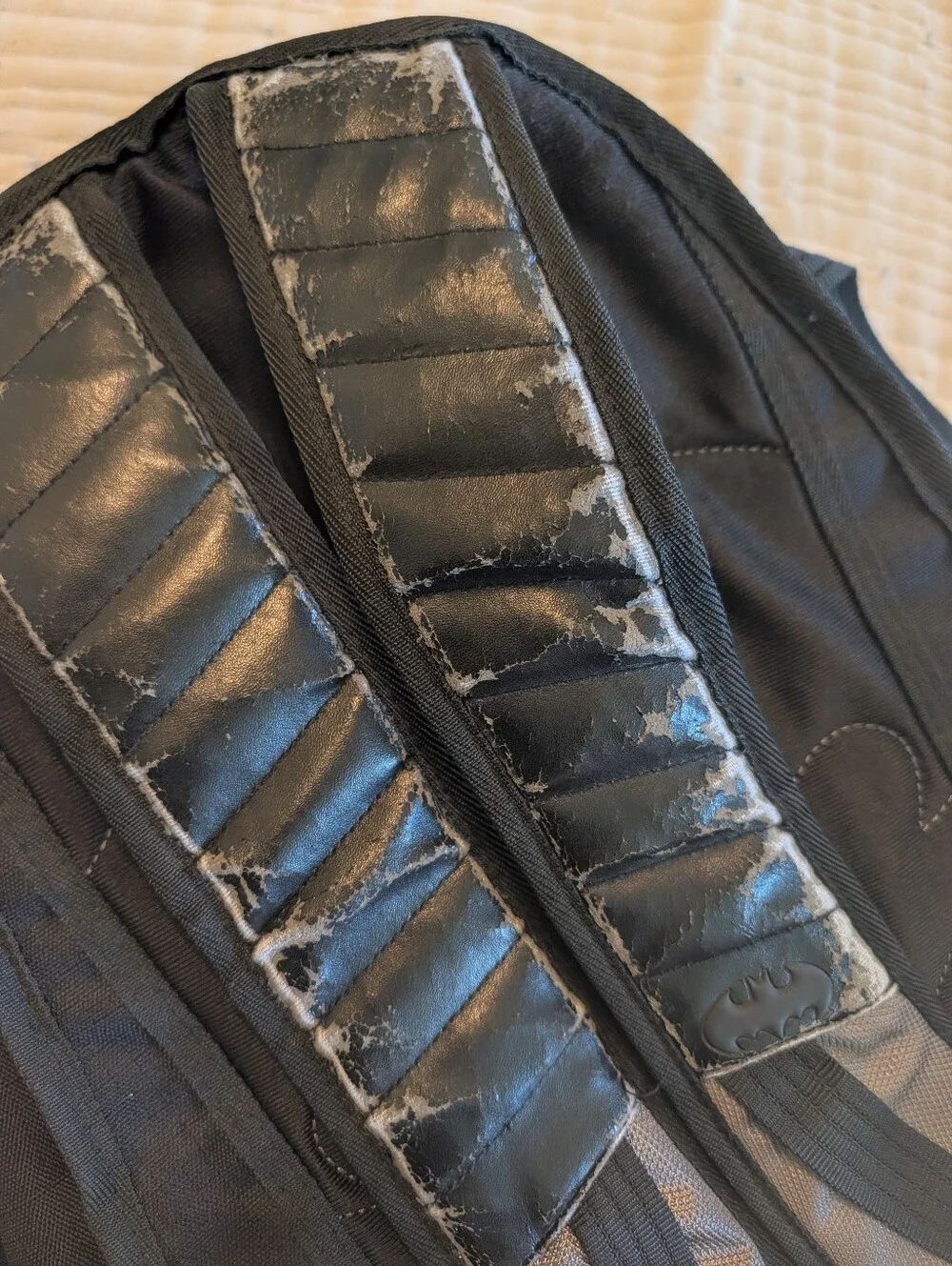 Black Batman Logo Tactical Backpack - Men